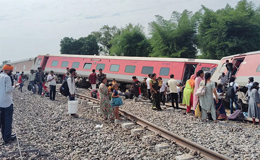 UP train accident